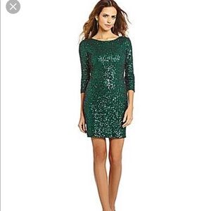 Gianni Bini Green sequin dress NEW W/TAGS